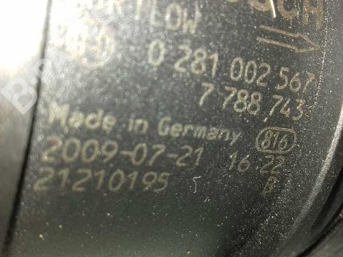 Mass air flow sensor BMW 3 Touring (E91) 320 d | BP1653404M95 