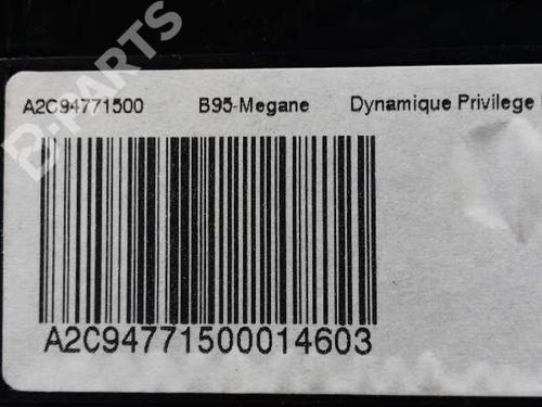 Instrument cluster RENAULT MEGANE III Hatchback (BZ0/1_, B3_) 1.5 dCi (BZ09, BZ0D, BZ1W, BZ29, BZ14) | BP1922462C47 