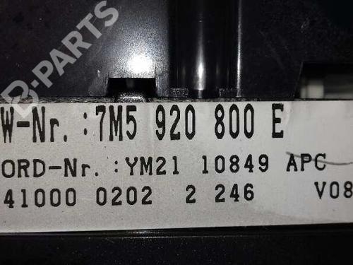 Instrument cluster FORD GALAXY I (WGR) 1.9 TDI | BP1316403C47 