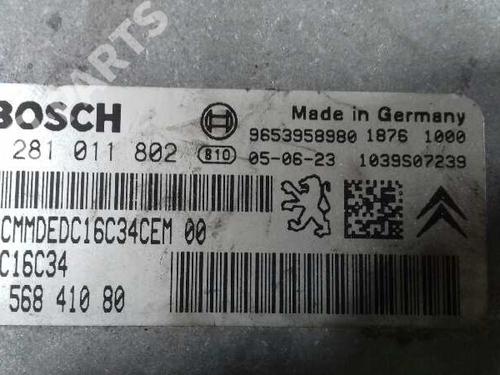 Engine control unit (ECU) CITROËN XSARA PICASSO (N68) 1.6 HDi | BP1763552M57 