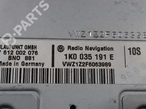 Radio VW TOURAN (1T1, 1T2)  | BP2008096E6 