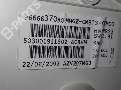 Instrument cluster PEUGEOT 206 Hatchback (2A/C) 1.4 HDi eco 70 | BP2339622C47 