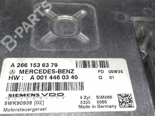 Engine control unit (ECU) MERCEDES-BENZ A-CLASS (W169) A 150 (169.031, 169.331) | BP2674155M57 