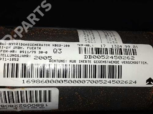Airbag Kit MERCEDES-BENZ A-CLASS (W169) A 150 (169.031, 169.331) | BP2674140C86 