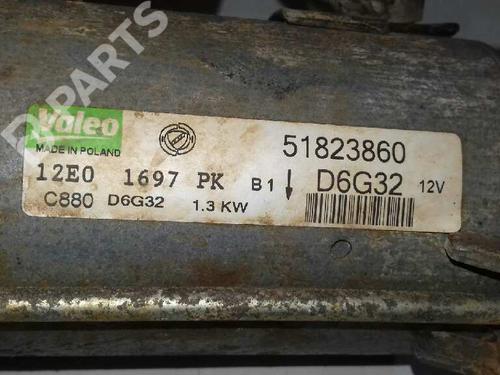 Starter FIAT QUBO (225_) 1.3 D Multijet (225CXB1A, 225AXB1A, 225CXB11, 225AXB11,... | BP2686826M8 