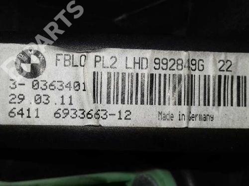 Heater blower motor BMW 1 Coupe (E82) 120 d | BP2795366M62 