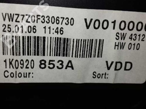 Kombiinstrument VW GOLF V (1K1)  | BP2831121C47 