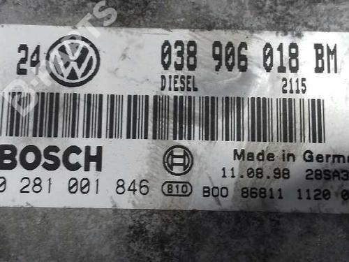 Used Engine control unit (ECU) VW GOLF IV (1J1) 1.9 TDI (110 hp) 2847817