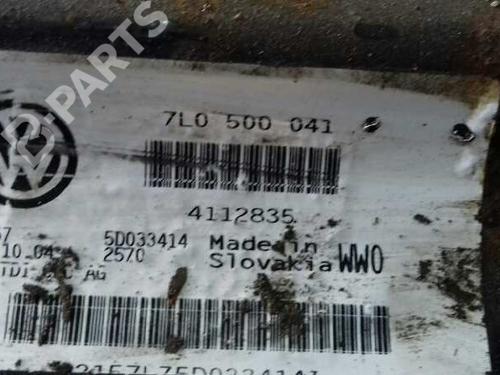 Rear axle VW TOUAREG (7LA, 7L6, 7L7) 2.5 R5 TDI | BP1582151M2 