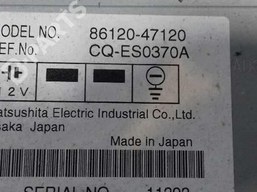 Radio TOYOTA PRIUS Liftback (_W2_) 1.5 Hybrid (NHW20_, NHW20R) | BP1935674E6 
