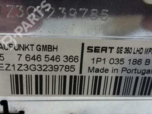Used Radio SEAT LEON (1P1) 1.9 TDI (105 hp) 3143367