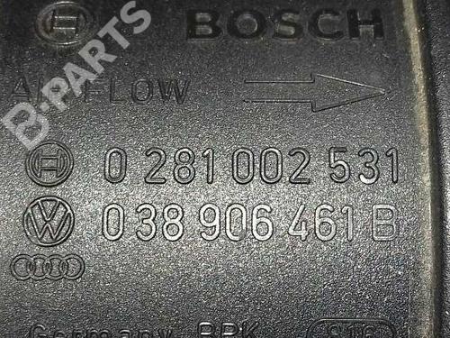 Mass air flow sensor SEAT LEON (1P1) 1.9 TDI | BP3143366M95 
