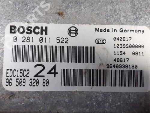 Used Engine control unit (ECU) PEUGEOT 807 (EB_) 2.2 HDi (128 hp) 3271791