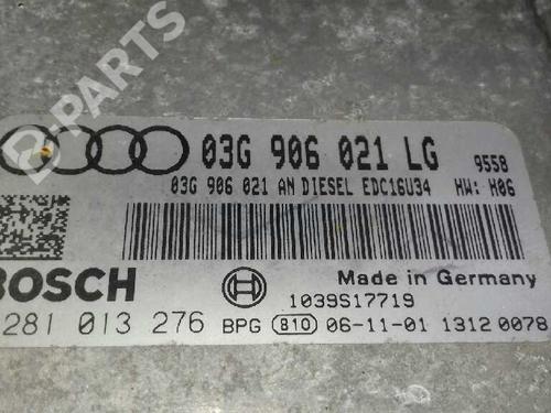 Calculateur moteur (ecu) AUDI A3 Sportback (8PA) 2.0 TDI (140 hp) 03G906021LG | 0281013276