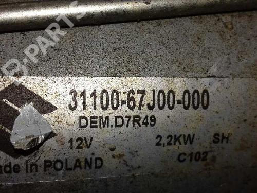 Starter SUZUKI GRAND VITARA II (JT, TE, TD) 1.9 DDiS (JB419WD, JB419XD) | BP3354451M8 