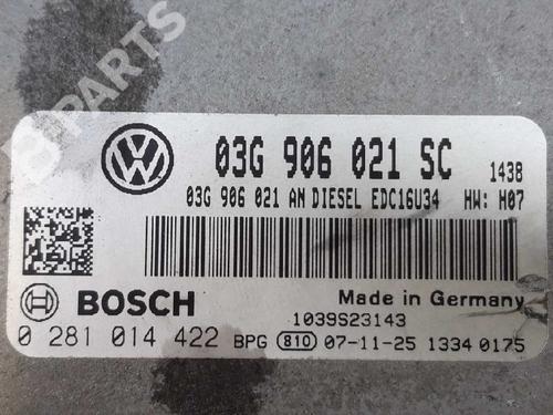 Engine control unit (ECU) SEAT LEON (1P1) 1.9 TDI | BP3362962M57 