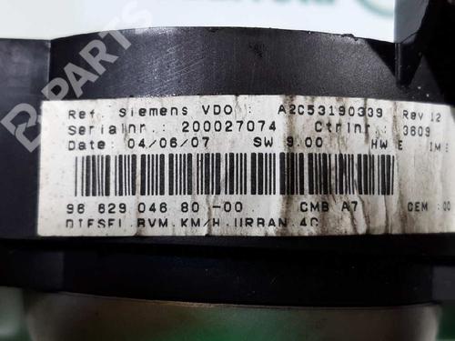 Instrument cluster PEUGEOT 207 (WA_, WC_) 1.4 HDi | BP3449998C47 
