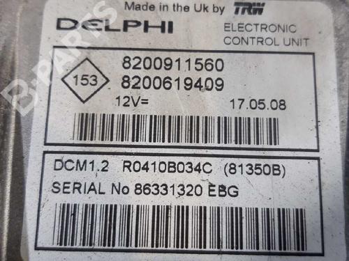 Engine control unit (ECU) RENAULT CLIO III Grandtour (KR0/1_) 1.5 dCi (KR0F) | BP3495846M57 