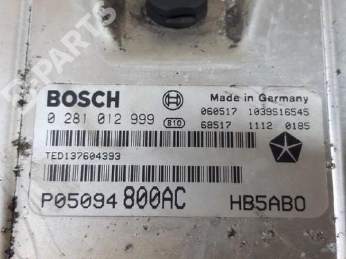 Engine control unit (ECU) CHRYSLER VOYAGER IV (RG, RS) 2.8 CRD | BP3988619M57 