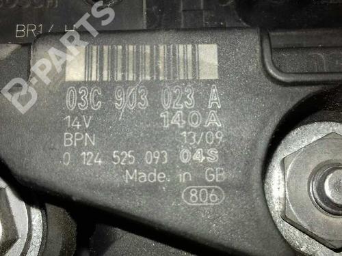 Used Alternator VW GOLF VI (5K1) 1.4 TSI (122 hp) 4367552