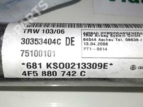 Right curtain airbag AUDI A6 C6 (4F2) 3.0 TDI quattro | BP4398850C12 