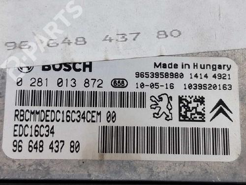 Engine control unit (ECU) CITROËN C4 I (LC_)  | BP4498930M57 