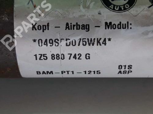 Right curtain airbag SKODA OCTAVIA II (1Z3) 1.6 TDI | BP4556447C12 