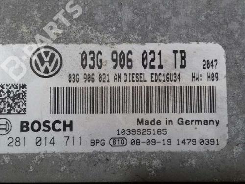 Used Engine control unit (ECU) SKODA OCTAVIA II (1Z3) 1.9 TDI (105 hp) 4582499