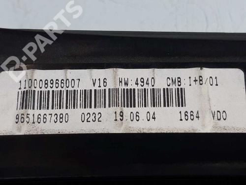 Instrument cluster CITROËN XSARA PICASSO (N68) 1.6 HDi | BP4678592C47 