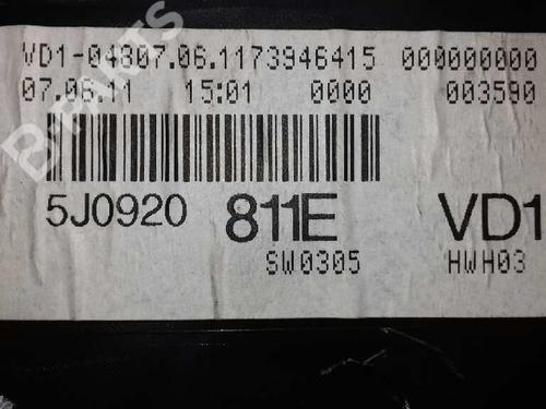 Cockpit SKODA FABIA II (542) 1.2 | BP4824343C47