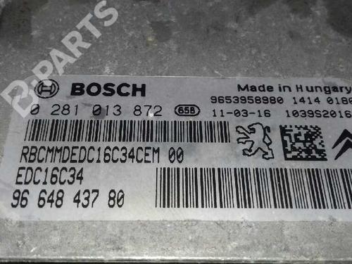 Engine control unit (ECU) PEUGEOT PARTNER Box Body/MPV 1.6 HDi 16V | BP4890413M57 