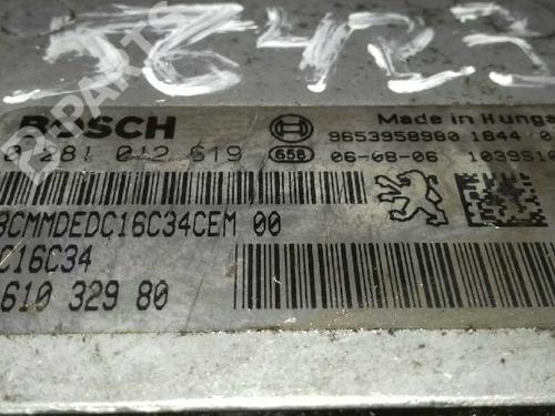 Engine control unit (ECU) CITROËN BERLINGO / BERLINGO FIRST Box Body/MPV (M_) 2.0 HDI 90 (MBRHY, MCRHY) | BP4914649M57 