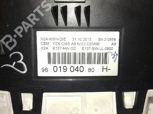 Instrument cluster PEUGEOT 208 I (CA_, CC_) 1.4 HDi | BP4931995C47 
