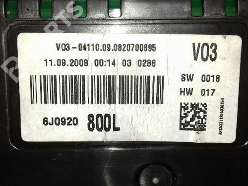 Used Instrument cluster SEAT IBIZA IV (6J5, 6P1) [2008-2017]  5038792