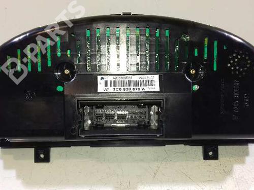 Instrument cluster VW PASSAT B6 (3C2) 1.9 TDI | BP5097981C47 