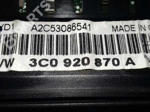 Used Instrument cluster VW PASSAT B6 (3C2) 1.9 TDI (105 hp) 5097981