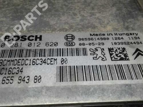 Engine control unit (ECU) CITROËN BERLINGO / BERLINGO FIRST Box Body/MPV (M_) 1.6 HDI 75 (MB9HW) | BP5102838M57 