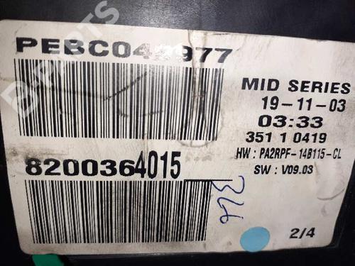 Instrument cluster RENAULT MEGANE II (BM0/1_, CM0/1_)  | BP5804242C47 