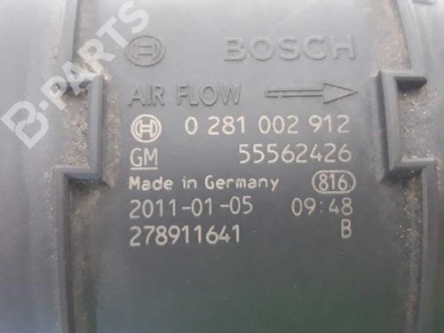 Mass air flow sensor OPEL INSIGNIA A (G09)  | BP5926531M95 