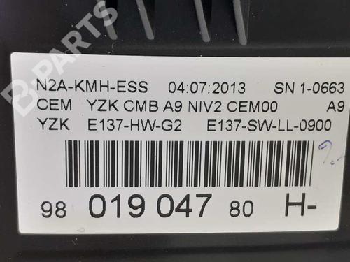 Instrument cluster PEUGEOT 208 I (CA_, CC_) 1.2 VTI 82 | BP6025025C47 
