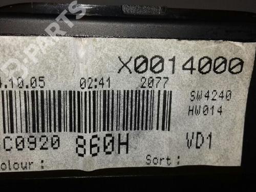 Instrument cluster VW PASSAT B6 (3C2) 2.0 TDI 16V | BP6025067C47 
