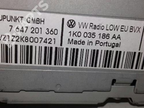 Radio VW GOLF VI (5K1) 2.0 TDI | BP6057644E6 