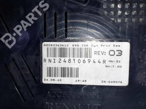 Instrument cluster RENAULT MEGANE III Grandtour (KZ0/1) 1.4 TCe (KZ0F, KZ1V) | BP6098763C47 