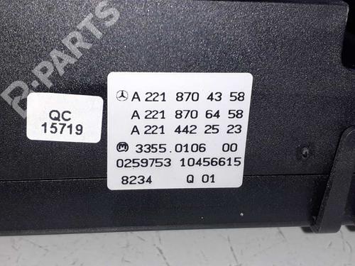 Climate control MERCEDES-BENZ S-CLASS (W221, V221) S 320 CDI (221.022, 221.122) | BP6308572I5 
