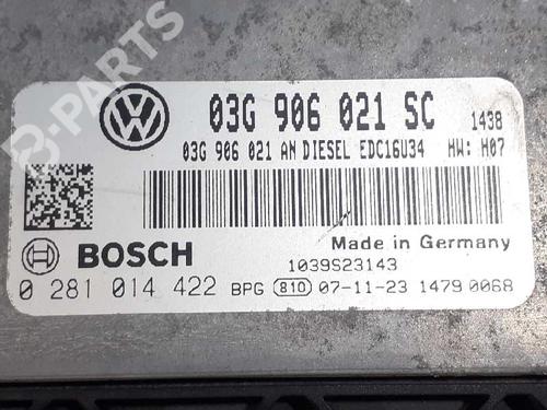 Engine control unit (ECU) SEAT LEON (1P1)  | BP6710063M57 