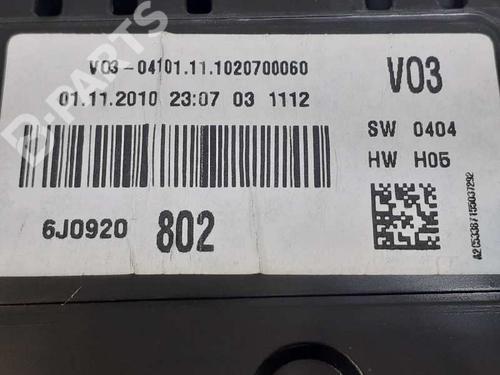 Instrument cluster SEAT IBIZA IV SC (6J1, 6P5) 1.2 TSI | BP6806734C47 