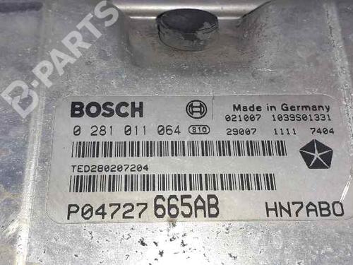 Engine control unit (ECU) CHRYSLER VOYAGER IV (RG, RS) 2.5 CRD | BP7009973M57 