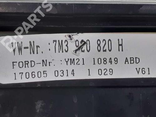 Used Instrument cluster VW SHARAN (7M8, 7M9, 7M6) 1.9 TDI (115 hp) 7039875