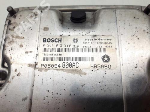 Engine control unit (ECU) CHRYSLER VOYAGER IV (RG, RS) 2.8 CRD | BP7187243M57 