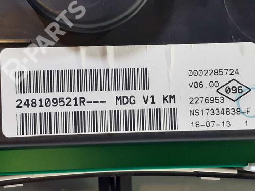 Instrument cluster DACIA DOKKER MPV (KE_)  | BP7248554C47 